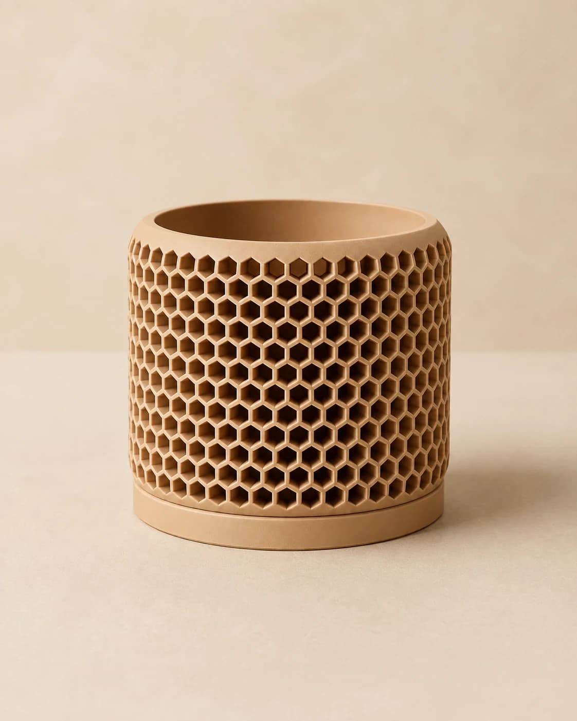 Honeycomb Geometric Planter | Modern Decorative Plant Pot, view 1 of 4