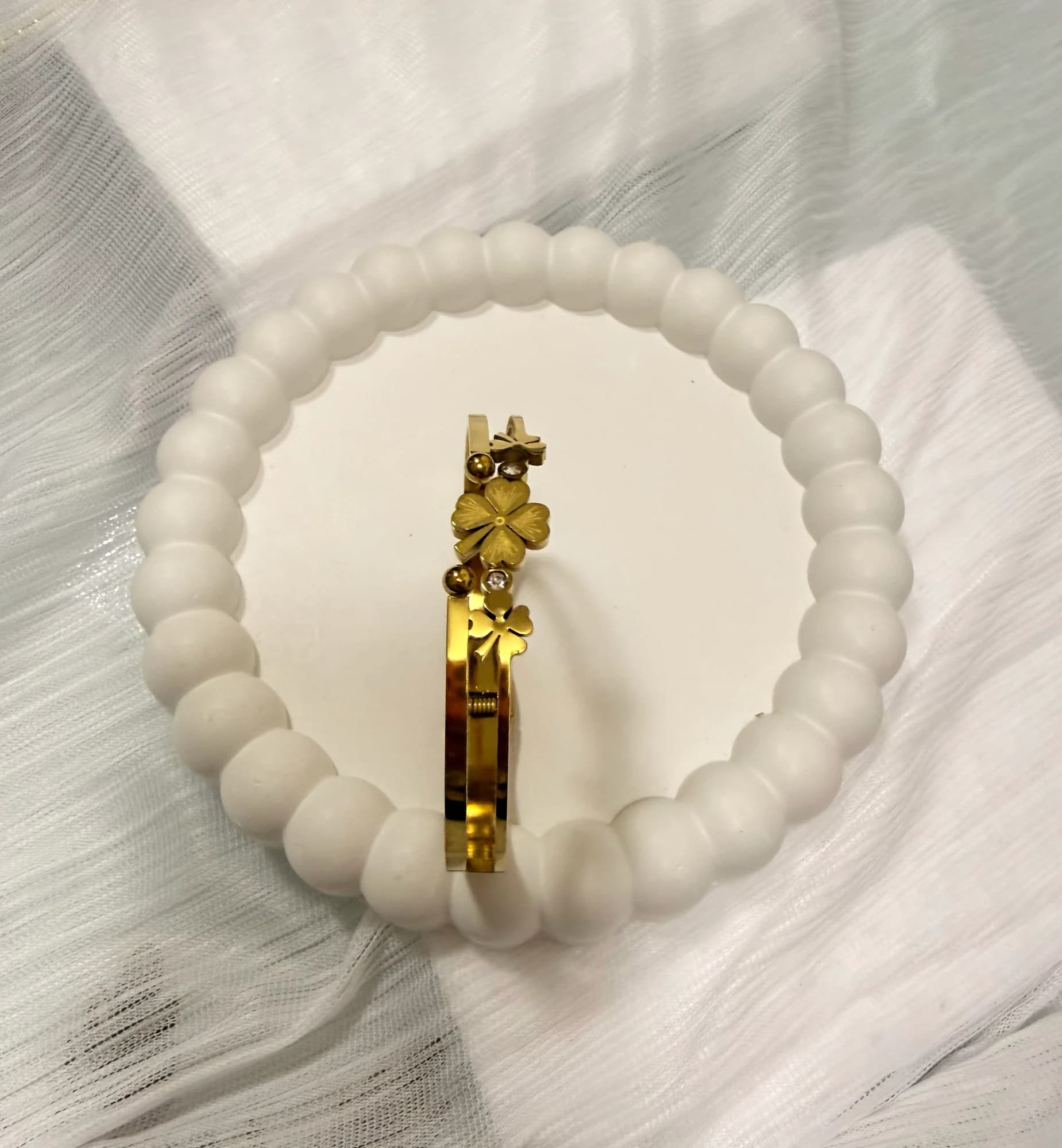 Golden Blooms Kada Bracelet