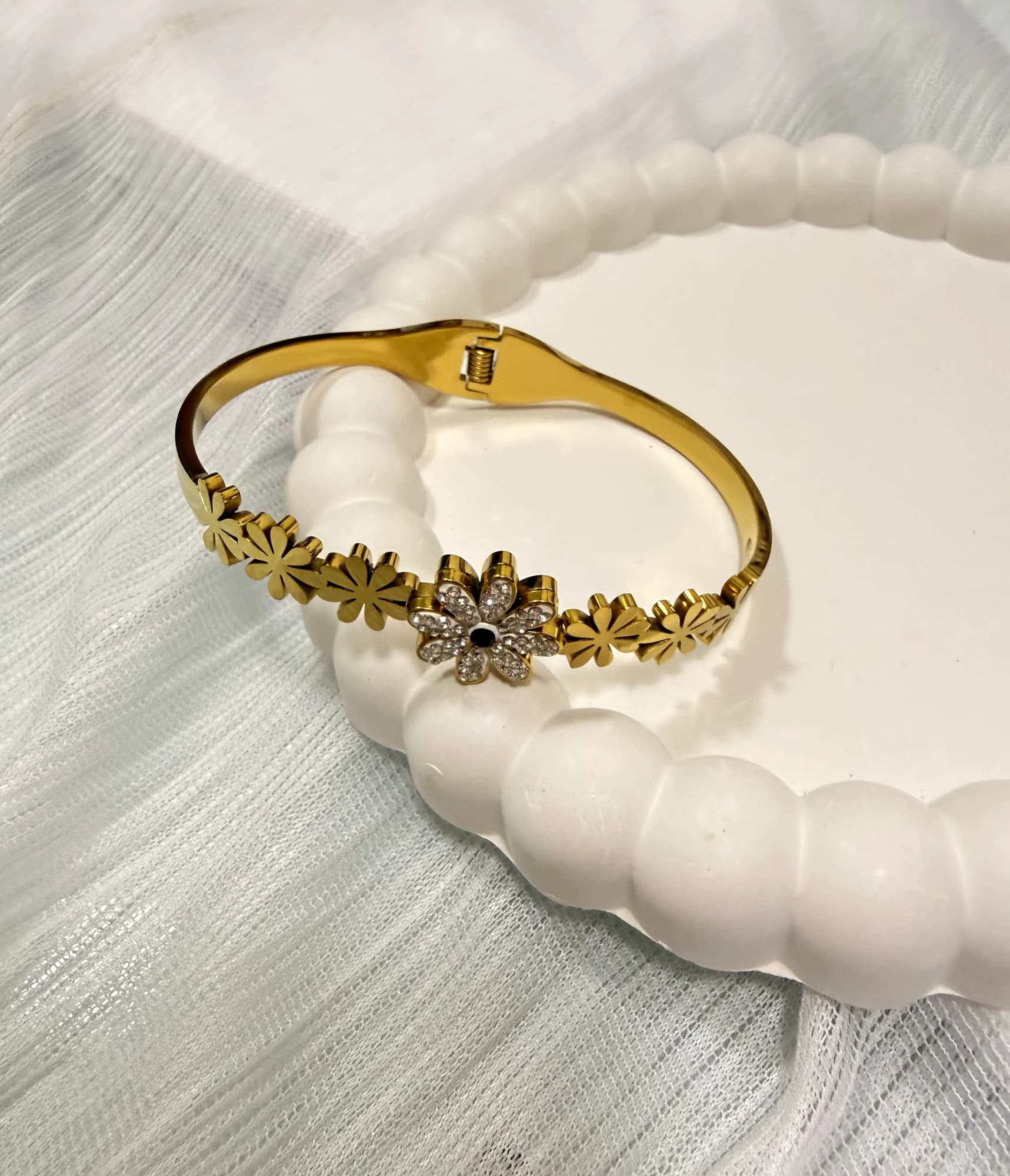 FloraKada in Bloom Bezel Bracelet