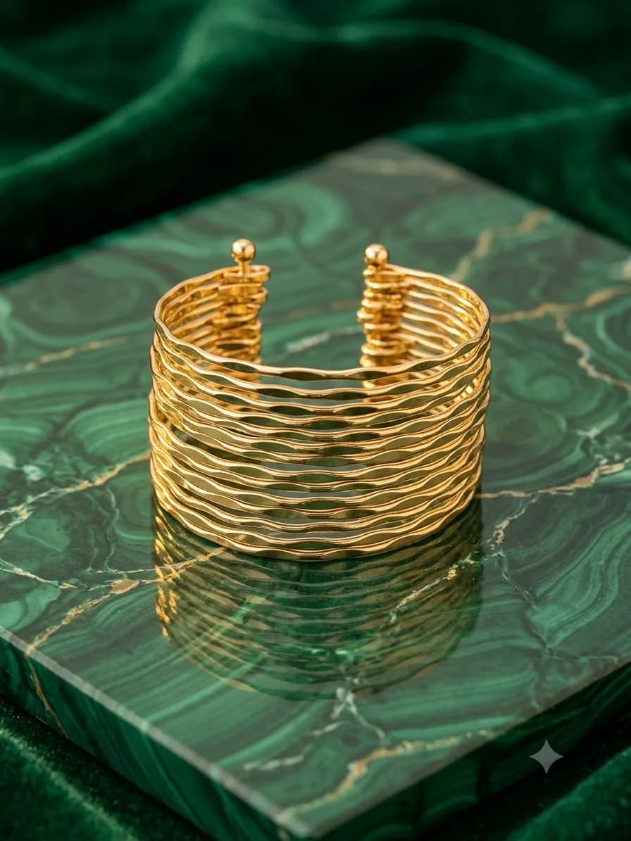 Gold Tone Anti-Tarnish Bracelet