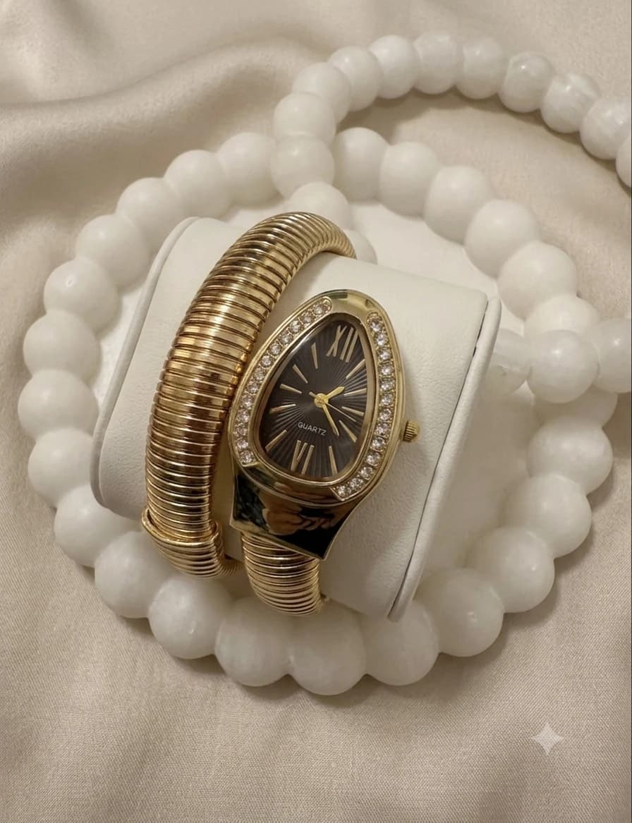 Spiral Watch Bracelet with single spiral, view 1 of 2