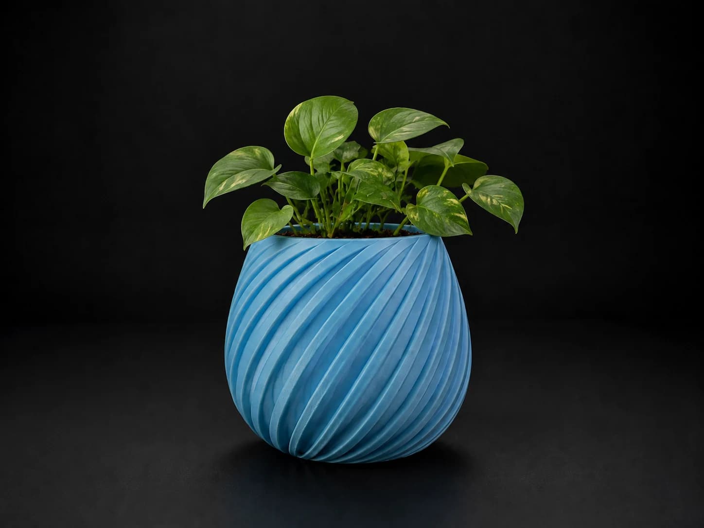 Azure Orbit Planter