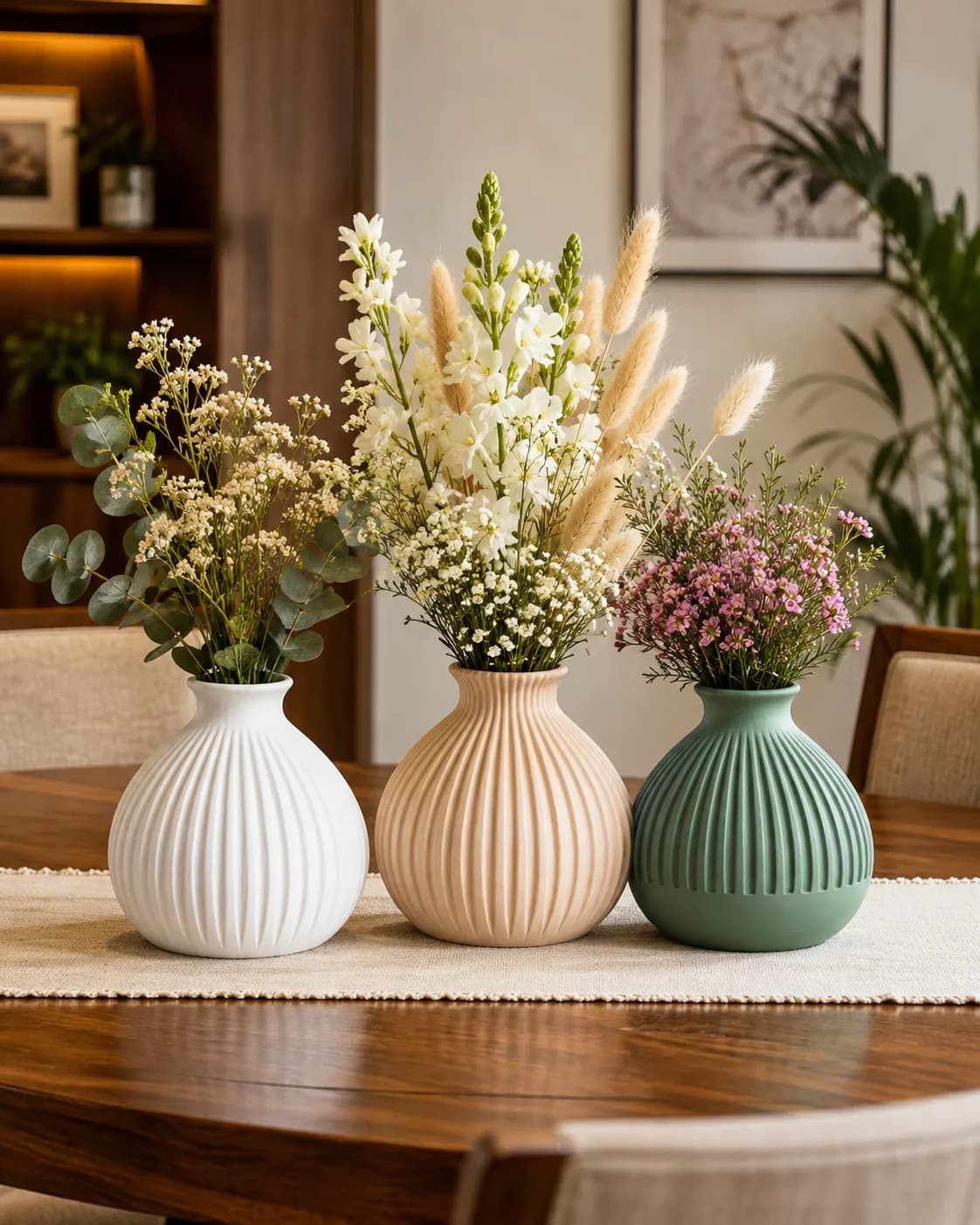 Fluted Orb Vase
