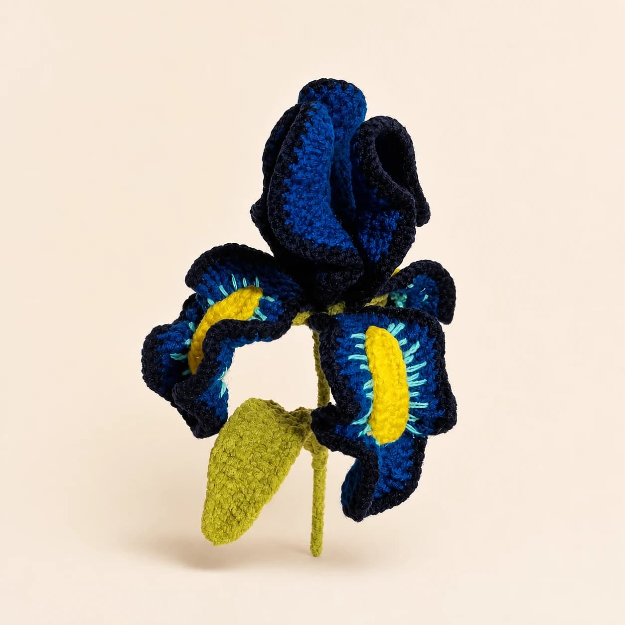 Midnight Iris Crochet Stem, view 1 of 1