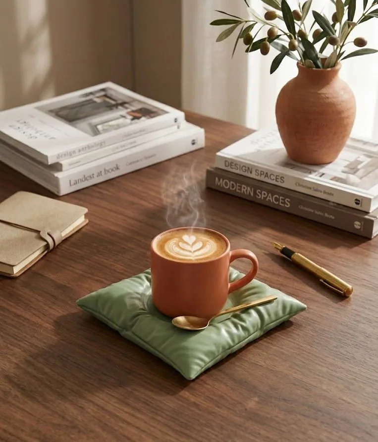 Cozy Cushion Coaster(Set of 2), view 1 of 3