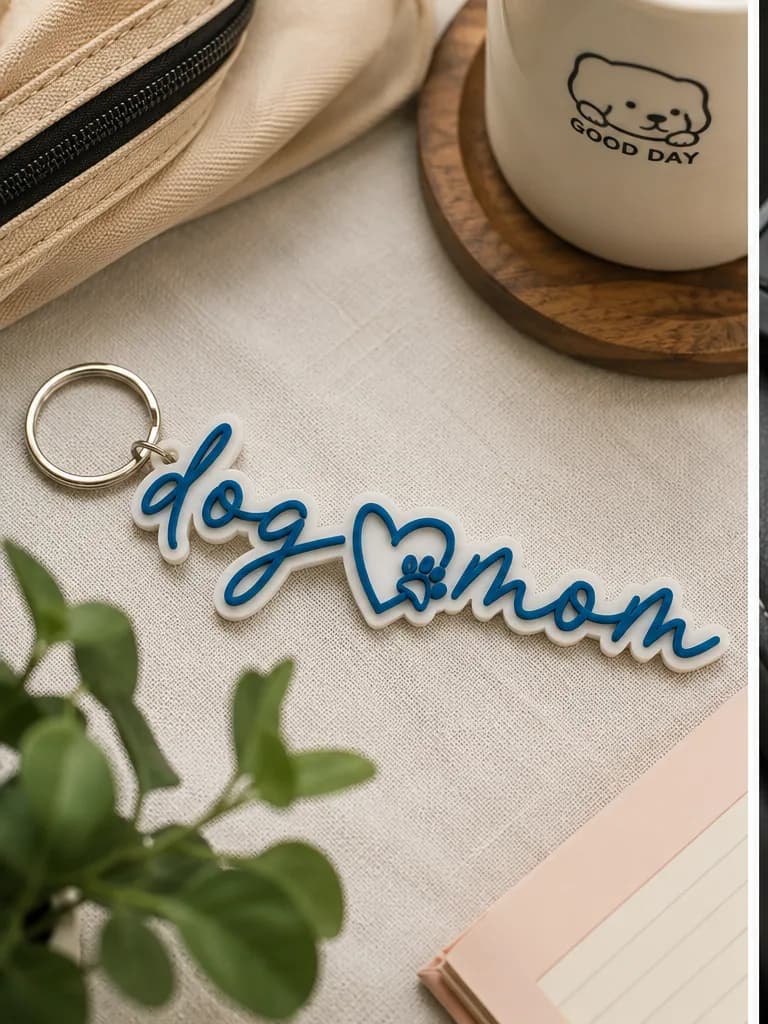 Pawfect-Mom Keyring, view 1 of 2