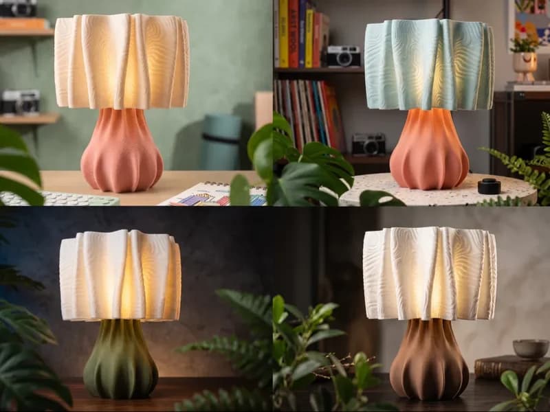 Ripple Bloom Lamp 2, view 1 of 5