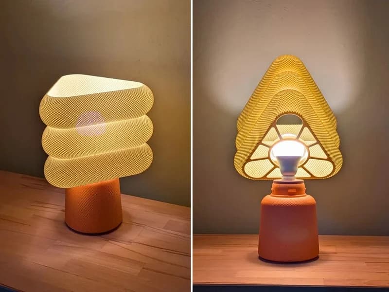 Tri Weave Lamp, view 1 of 5
